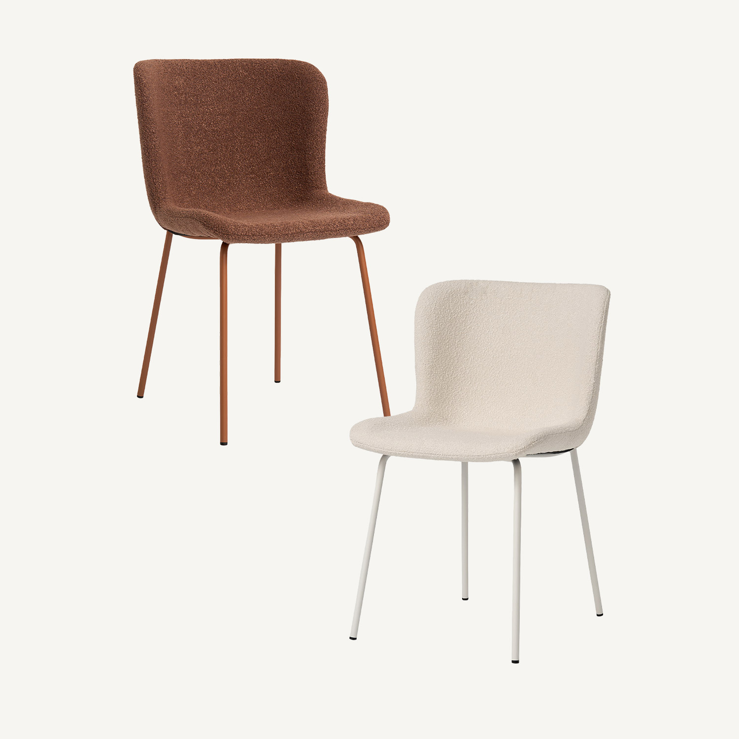 블랑 패브릭 체어 세트 1+1