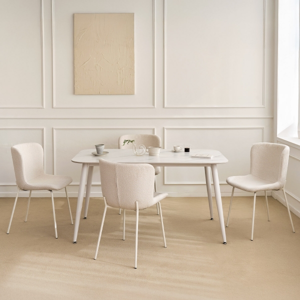 블랑 패브릭 체어 세트 1+1