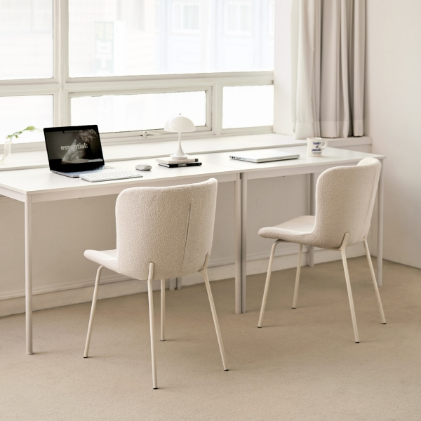 블랑 패브릭 체어 세트 1+1