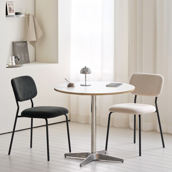 싱겔 패브릭 체어 세트 2+2