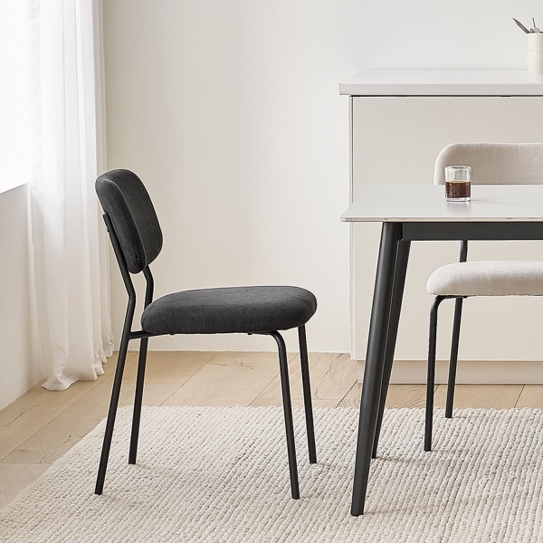 싱겔 패브릭 체어 세트 2+2