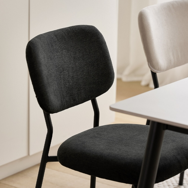 싱겔 패브릭 체어 세트 2+2