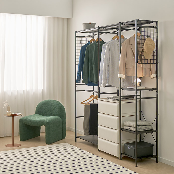 엘파 드레스룸 행거