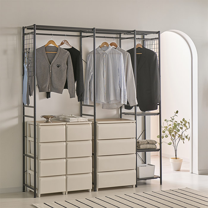 엘파 드레스룸 행거