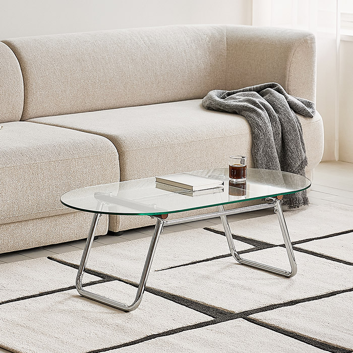 우드 브릿지 유리 테이블 거실 테이블 소파 티테이블 좌식 테이블 인테리어 가구