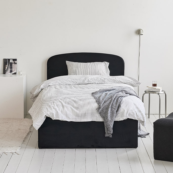 더 라운드 수납 침대 SS/Q 슈퍼싱글 퀸 침대프레임 수납