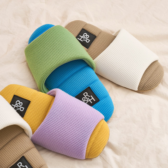 포시즌 워셔블 룸슈즈 소프트 룸슬리퍼 실내화 거실 2size 4colors