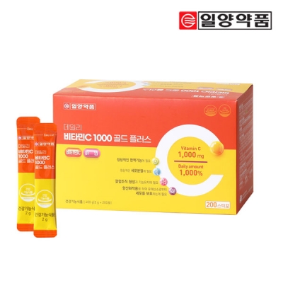 [BD8][58%] 일양약품 데일리 비타민C 1000 골드 플러스 2g * 200포입