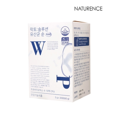 [EE2][80%] 네이처런스 락토솔루션 유산균 순 PURE 2g * 30포입