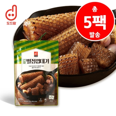 [HT2][52%] 도드람 벌집껍데기 간장맛 280g * 5팩