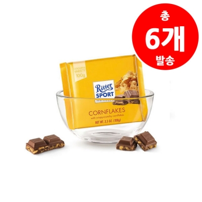 [CX7][55%] 리터스포트 콘플레이크 초콜릿 100g * 6개