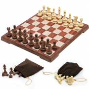 접이식 자석 체스 게임세트 체스판 캠핑 보드게임_체스보드  M
