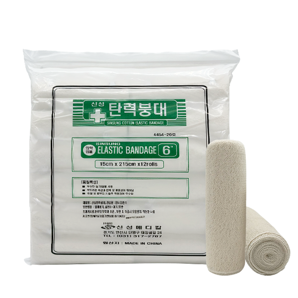 신성(면)탄력 6" (12롤/봉)