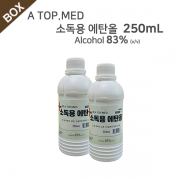 A TOP 소독용 에탄올83% 250ml <50개/박스>