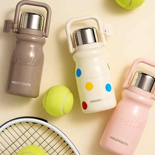 [입고일미정]HOLOHOLO 원터치 밀크 텀블러 보온보냉병 900ml 5color