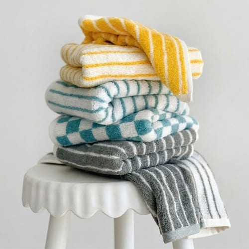 40수 코마사 세면 타월 2p set 8종