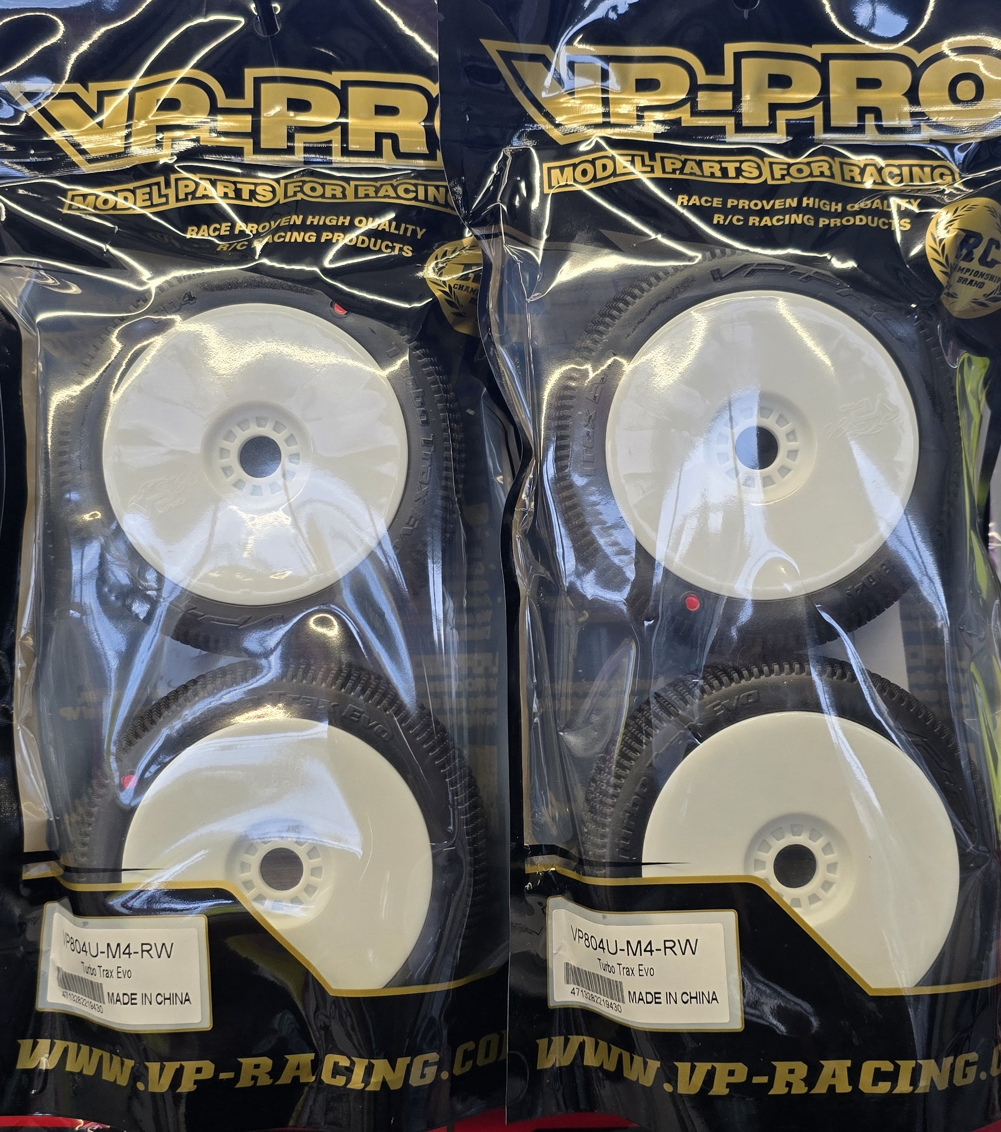 [VP804U-RW-M4]Turbo Trax Evo (M4) 2024 신형 컴파운드! 슈퍼소프트 흰색휠 4PC (본딩X)