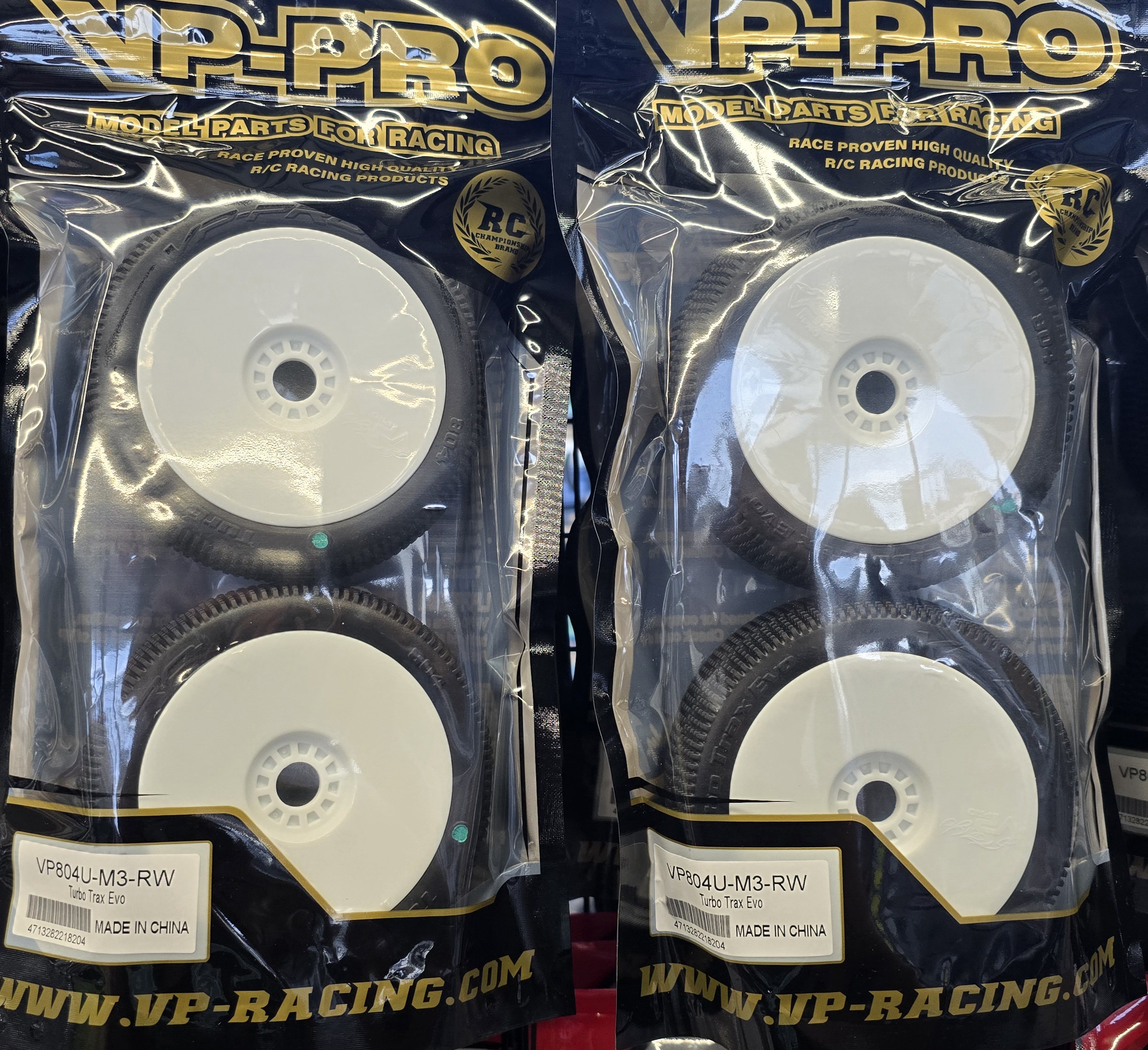 [VP804U-RW-M3] Turbo Trax Evo (M3) 2024 신형컴파운드! 소프트 흰색휠 4PC (본딩X)