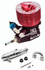 [21-DRAGONV2159] D5 (3Port) Pre Break-In 21 Engine + EFRA2159 Pipe