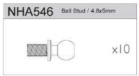 [NHA546] Ball Stud / 4.8x5mm