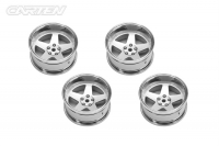 [NHA559] OFFSET CHANGEABLE WHEEL SET (5SPOKE/MATTE SILVER) / 4PCS