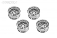 [NHA561] 2PCS OFFSET CHANGEABLE WHEEL SET(14SPOKE/MATTE SILVER) / 4PCS