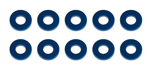 [31388] Washers, 7.8x3.5x1.0mm, blue aluminum