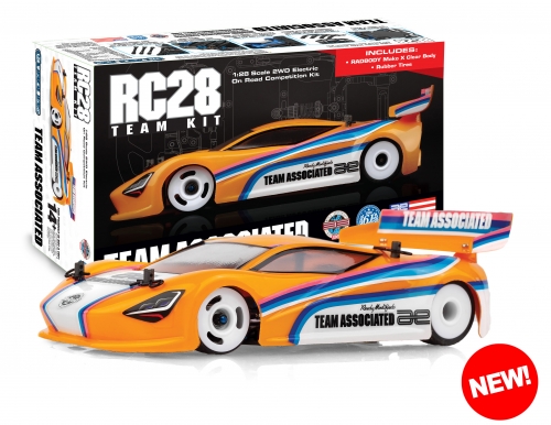 [공구세트증정!] RC28R Team Kit - 1:28 micro Scale 2WD Kit(바디 휠타이어 포함)