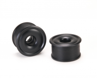 [MR2088R0-19] PN Racing Mini-Z 2WD Machine Cut Delrin Black Formula 11x19mm Flanged Wheel R0