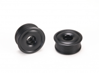 [MR2088F05] PN Racing Mini-Z 2WD Machine Delrin Cut Black Formula 8.5x19mm Flanged Wheel F0.5