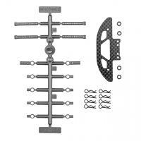 [21645] RC28R Front Bumper And Body Mount Set