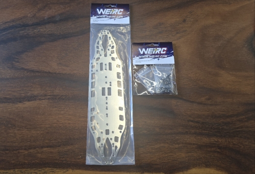WEIRC TC8 1.2mm spring Steel chassis+Screw set