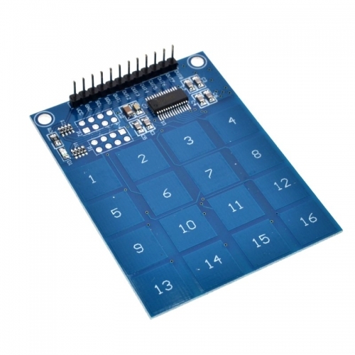 아두이노 TTP229 16채널 정전식 터치 센서 모듈 (TTP229 16 Channel Digital Capacitive Switch Touch Sensor Module ) / 라즈베리파이 터치 센서