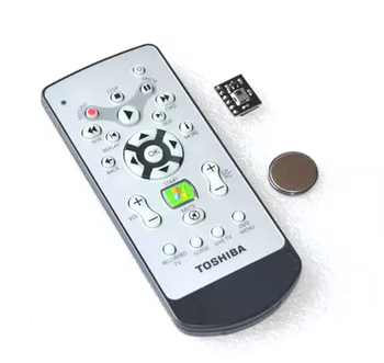 IR Remote Control Module Home Theatre 1x IR remote controller 1x IR receiver module 1x CR2025 battery