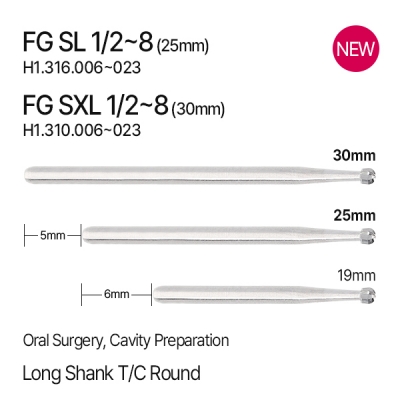 롱섕크 라운드 버(25MM/30MM)