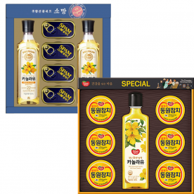 스팸클래식 식용유세트 91개 + 동원스페셜14호 5개