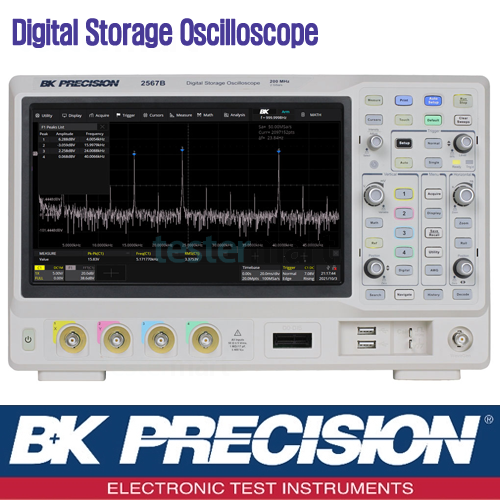 [B&K PRECISION 2567B] 200MHz/4CH, 디지털오실로스코프