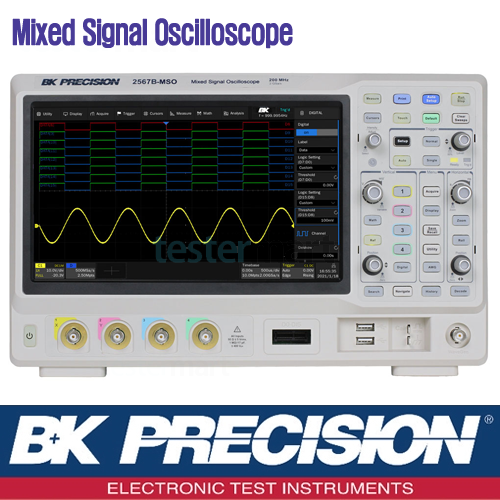 [B&K PRECISION 2567B-MSO] 200MHz/4CH, 디지털오실로스코프