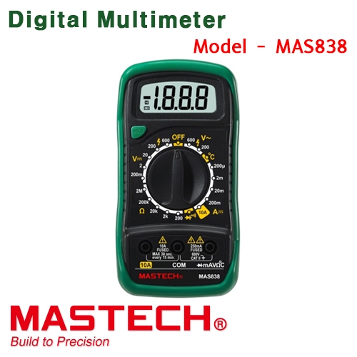 [MASTECH MAS838] DIGITAL MULTIMETER, 멀티메타