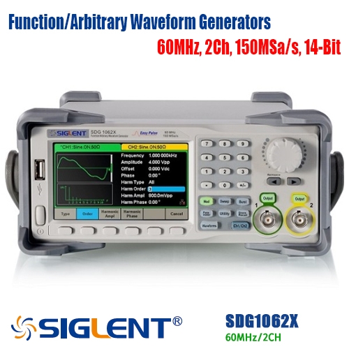 [SIGLENT SDG1062X] 60MHz, 2CH, Waveform Generator, 임의파형발생기