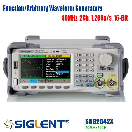 [SIGLENT SDG2042X] 40MHz, 2CH, Waveform Generator, 임의파형발생기