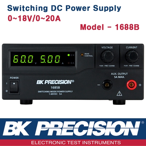 B&K PRECISION 1688B, 18V/20A, Switching DC Power Supply, DC 전원공급기, B&K 1688B