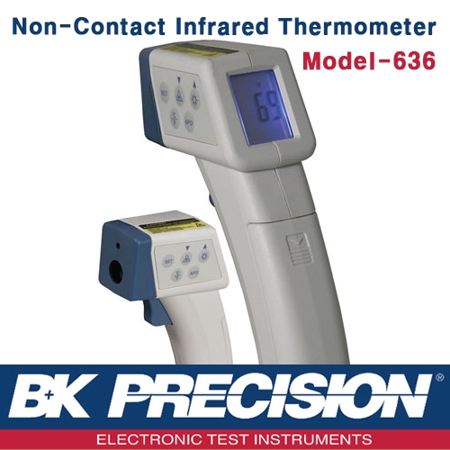 BK PRECISION 636, Infrared Thermometer with Laser Pointer, 적외선 온도계, B&K PRECISION 636