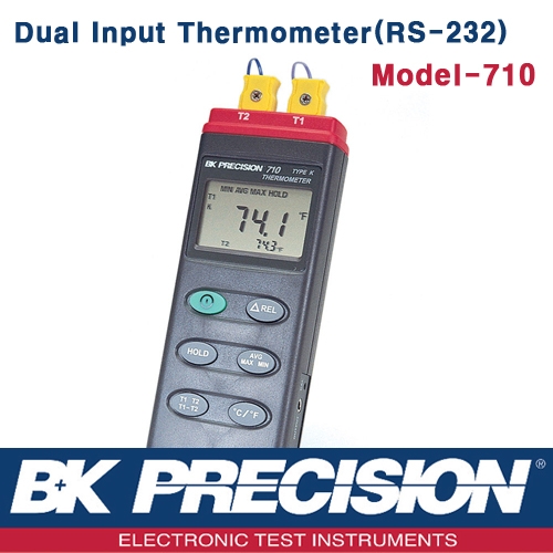 BK PRECISION 710, Dual Input Thermometer, 2채널 온도계, B&K PRECISION 710