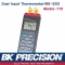 B&K PRECISION 715, Dual Input Thermometer with Datalogging, 2채널 온도계, B&K 715