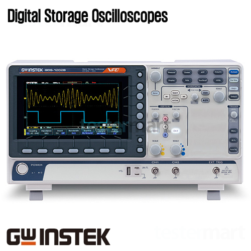 [GWINSTEK GDS-1202B] 200MHz/2CH, 디지털 오실로스코프