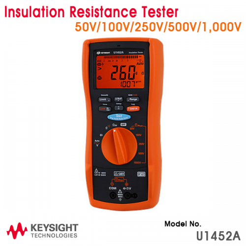 [KEYSIGHT U1452A] 절연저항계, 50V to 1000V Insulation Resistance Tester
