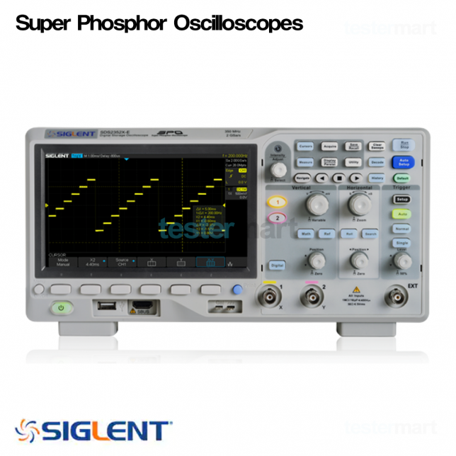 [SIGLENT SDS2352X-E] 350MHz, 2CH, 디지털오실로스코프, Digital Oscilloscope