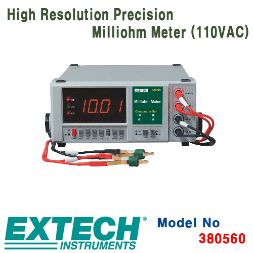 [EXTECH] 380560, High Resolution Precision Milliohm Meter (110VAC) [익스텍]