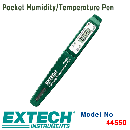 [EXTECH] 44550, Pocket Humidity/Temperature Pen, 포켓 타입 온습도계, [익스텍]